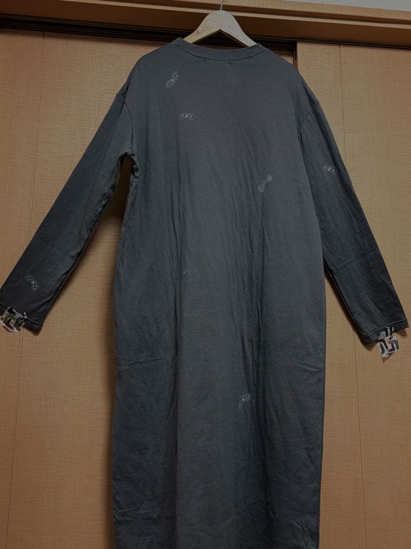 ミナペルホネン ちょうちょカットソーワンピース40号タグ付き新品未使用