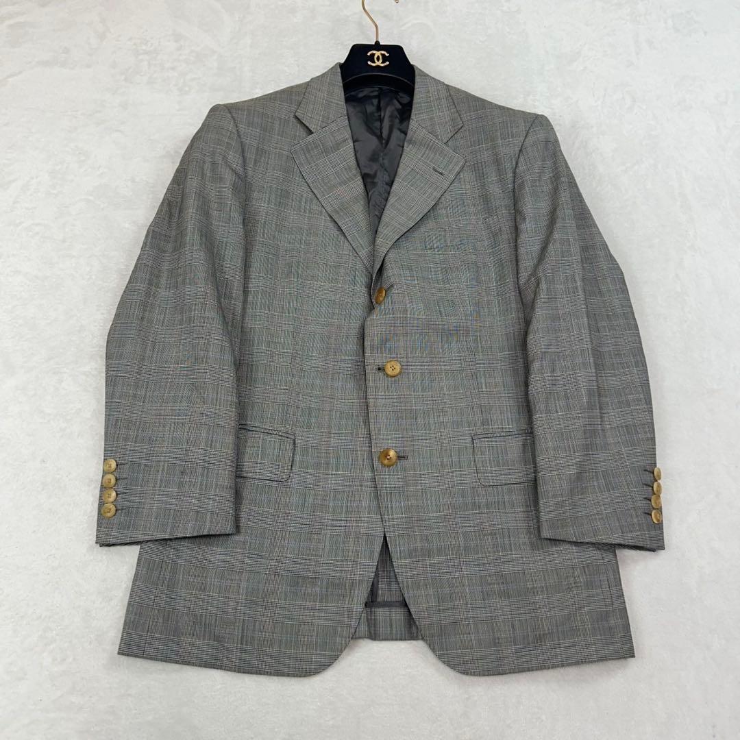 J363 M バーバリーロンドン スーツ上下 グレー メンズ