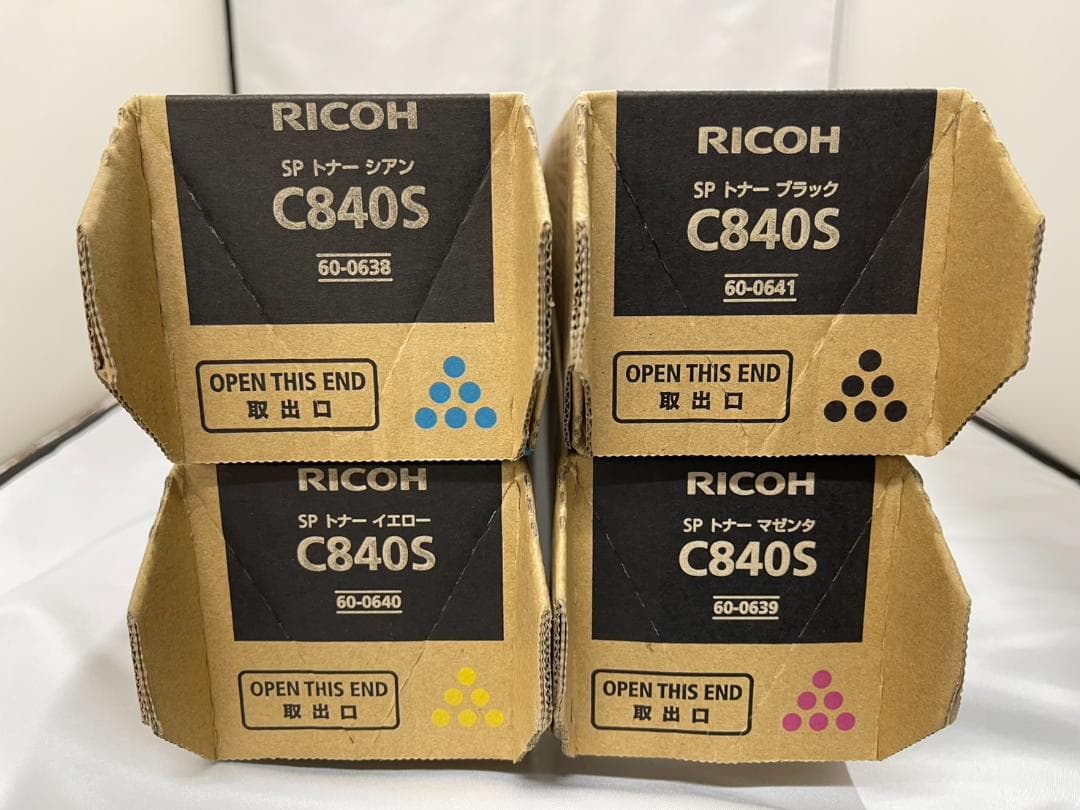 RICOH C840S トナーカートリッジ 4色セット