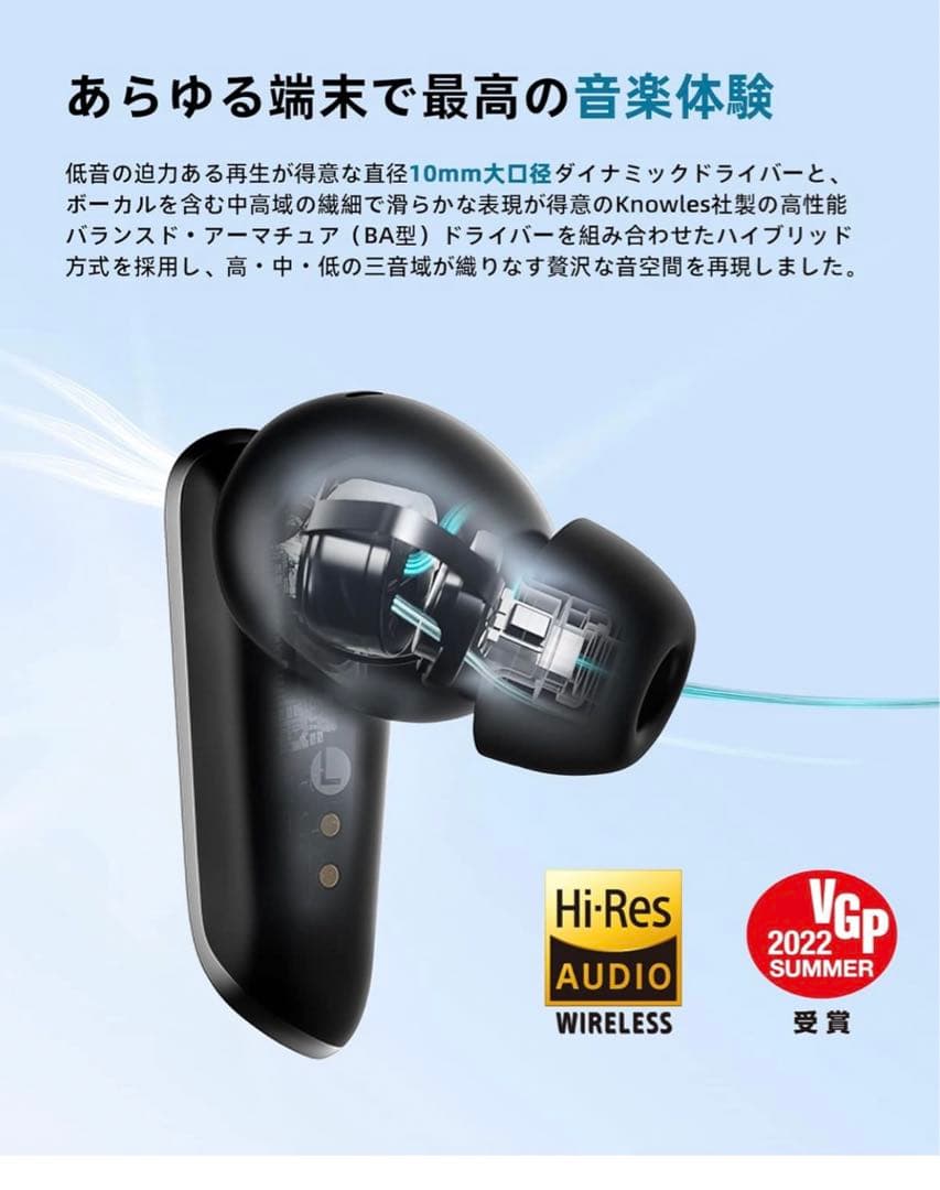 EDIFIER NeoBuds Pro ノイズキャンセリング ワイヤレスイヤホン