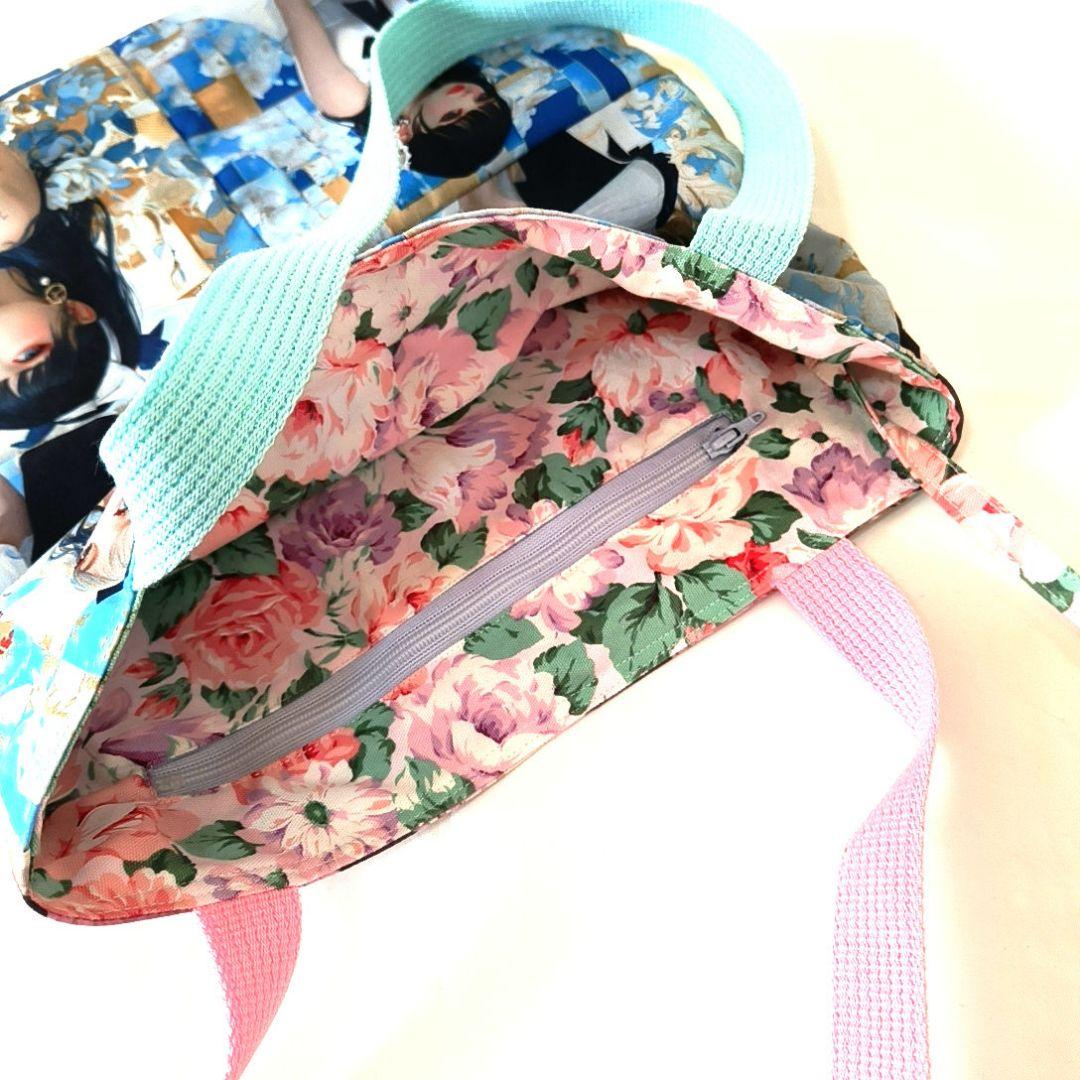 La luna様】ハンドメイドオーダー★女の子★ハンカチ&ポーチ&バッグ　7点