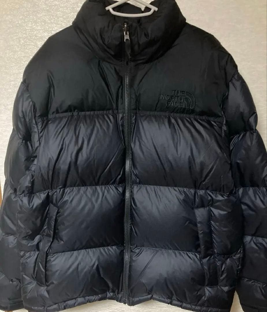 ノースフェイス　ヌプシダウンジャケット オールブラック 限定色　ND92531Ｒ