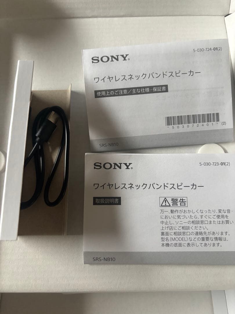 SONY NB10 ネックスピーカー　美品