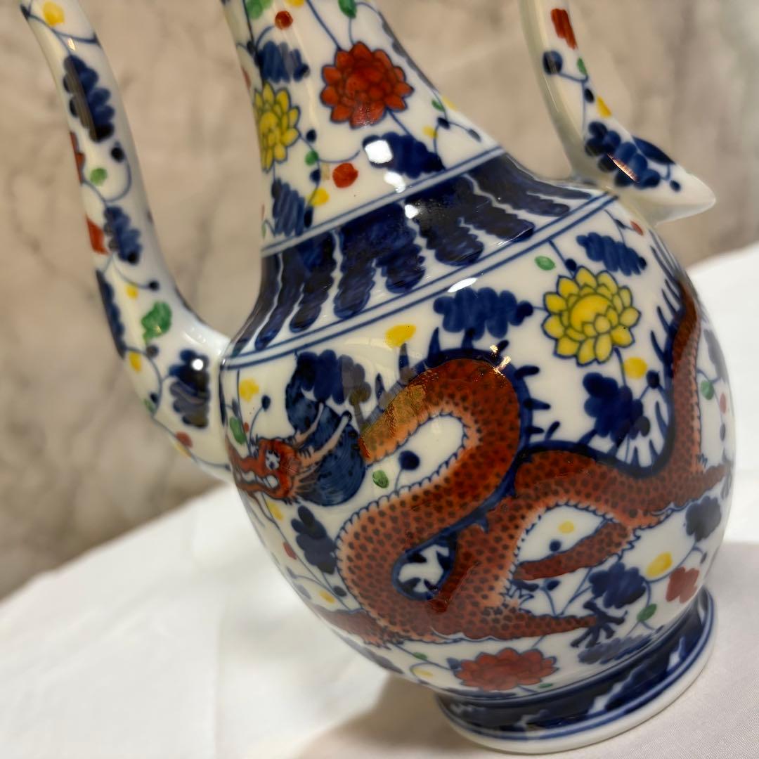 【骨董】大清雍正年製 景徳鎮 ピッチャー 水注 中国工芸 中国美術