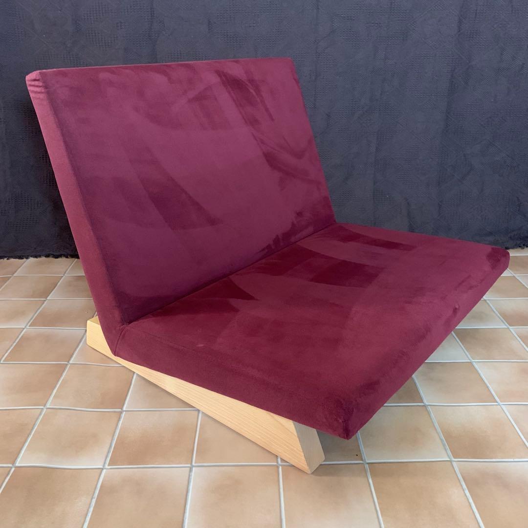 【美品】フランネル ソファ ペンタ900 座椅子 一人掛け ローソファ