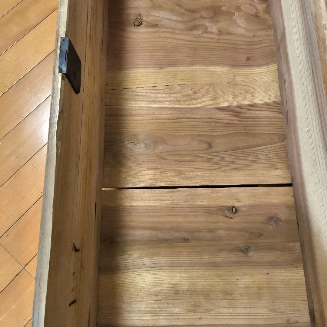 古家具　木製チェスト　ローチェスト　テレビ台　押入れタンス　引出し2段