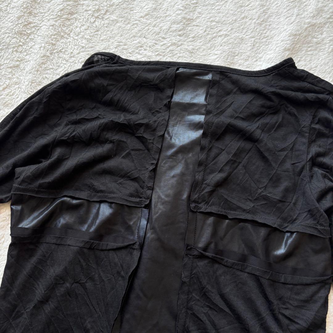 h.naoto S.D.S naoto seven 長袖カットソー ブラック