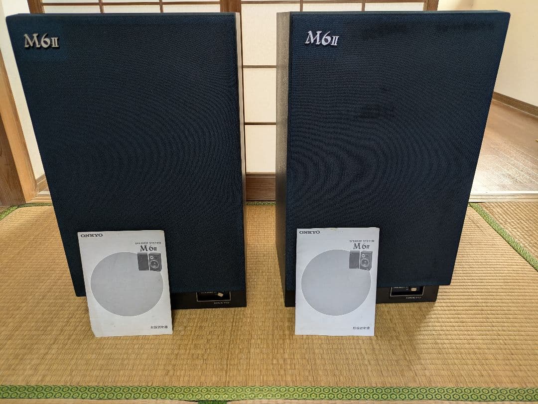 ONKYO M6Ⅱ スピーカー ペア 説明書付き（たのメル便 200サイズ）