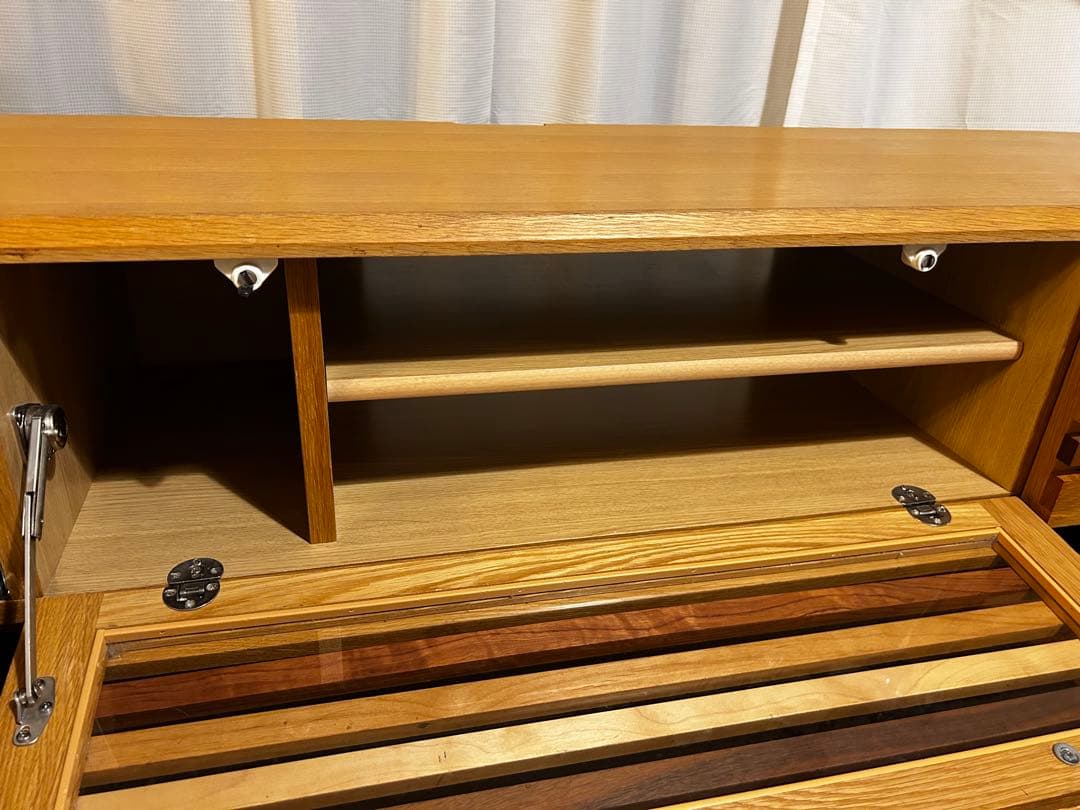 関家具 CRUSH GATE ナチュラルウッド テレビボード スリットデザイン