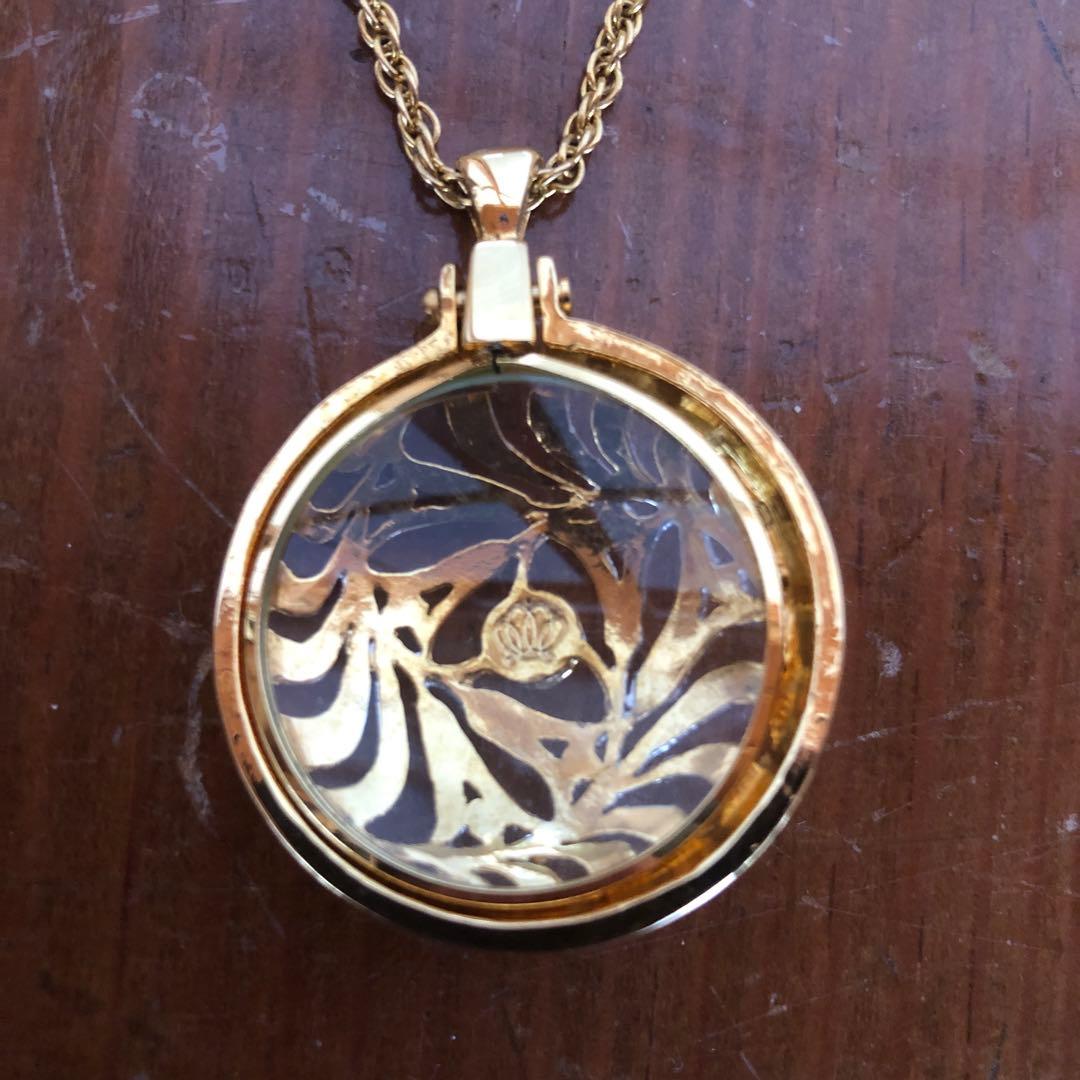 ミキモト ルーペ ネックレス 拡大鏡 真珠 パール ペンダントルーペ 虫眼鏡