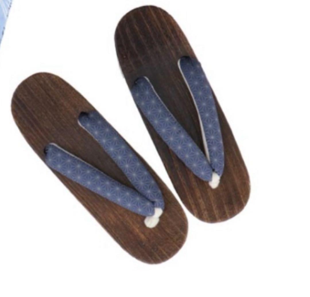 Clarus 浴衣 花火柄 青