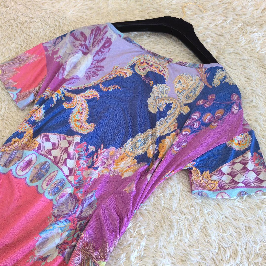 イタリア製★ETRO　ロングワンピース　花柄　size44