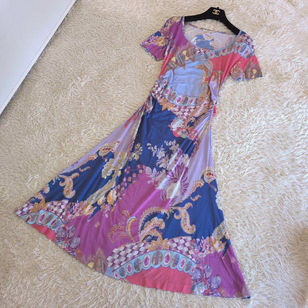 イタリア製★ETRO　ロングワンピース　花柄　size44