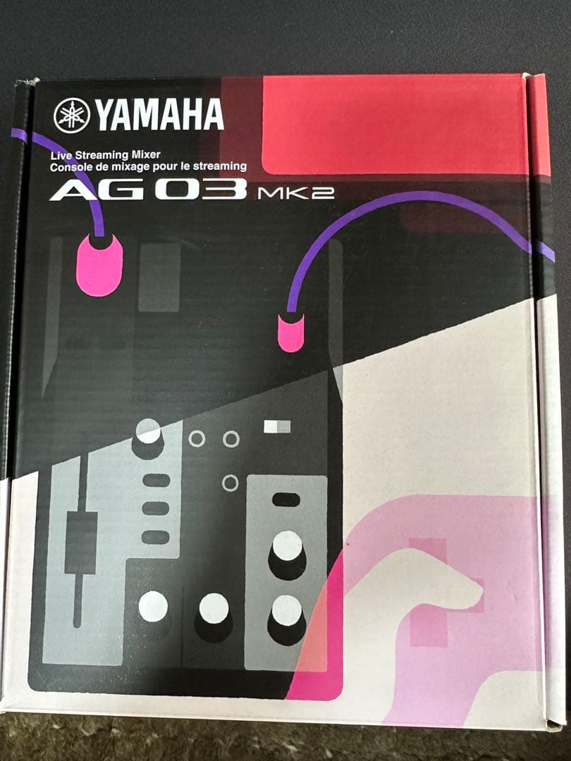 YAMAHA AG03 MK2 ライブストリーミングミキサー ブラック