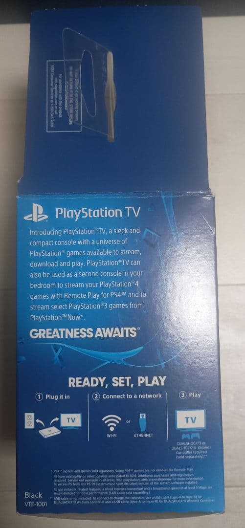 凪*様 PS Vita TV 黒 本体＋付属ケーブル セット 動作確認済み