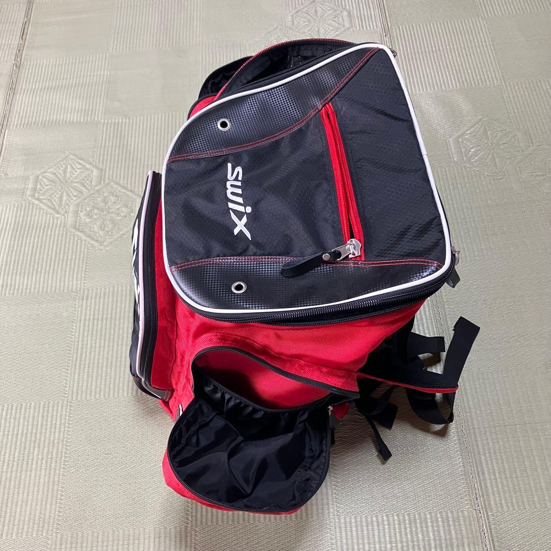 SWIX スキー用バックパック 赤黒