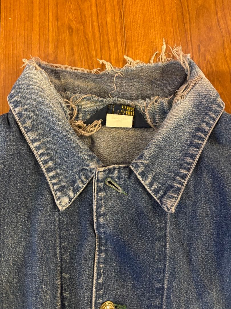 80S USA製 OSH KOSH デニム カバーオール オシュコシュ 40