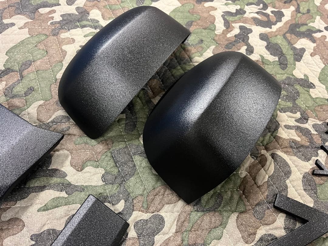 N-VANフロントグリル リア　ガーニッシュ　ミラーカバー　ラプターライナー塗装