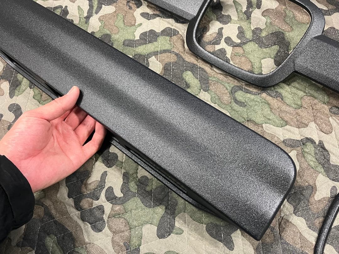 N-VANフロントグリル リア　ガーニッシュ　ミラーカバー　ラプターライナー塗装