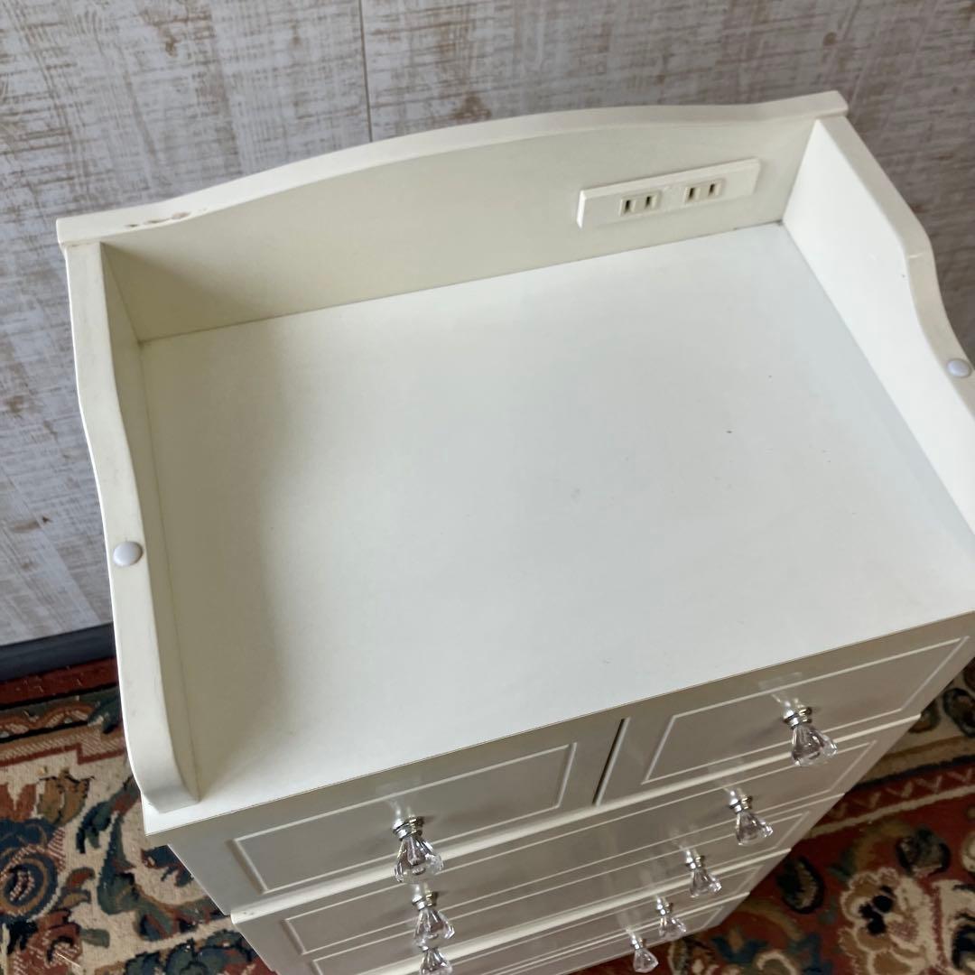 ロココレトロ 姫系 木製チェスト 6杯引き出し収納 タンス 古家具 クラシック