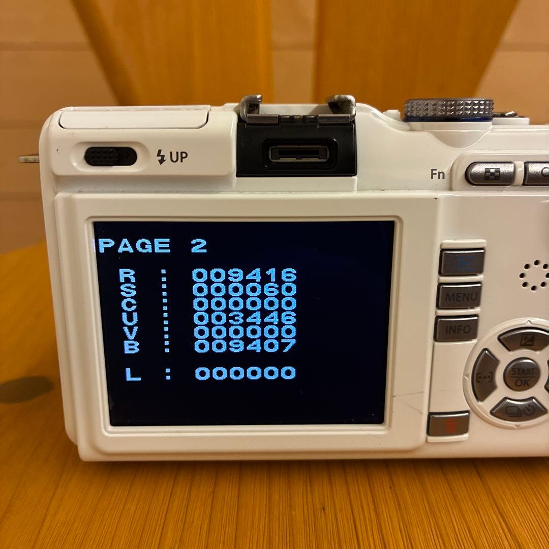 OLYMPUS PEN E-PL1S ホワイト ダブルズームキット　SDカード付