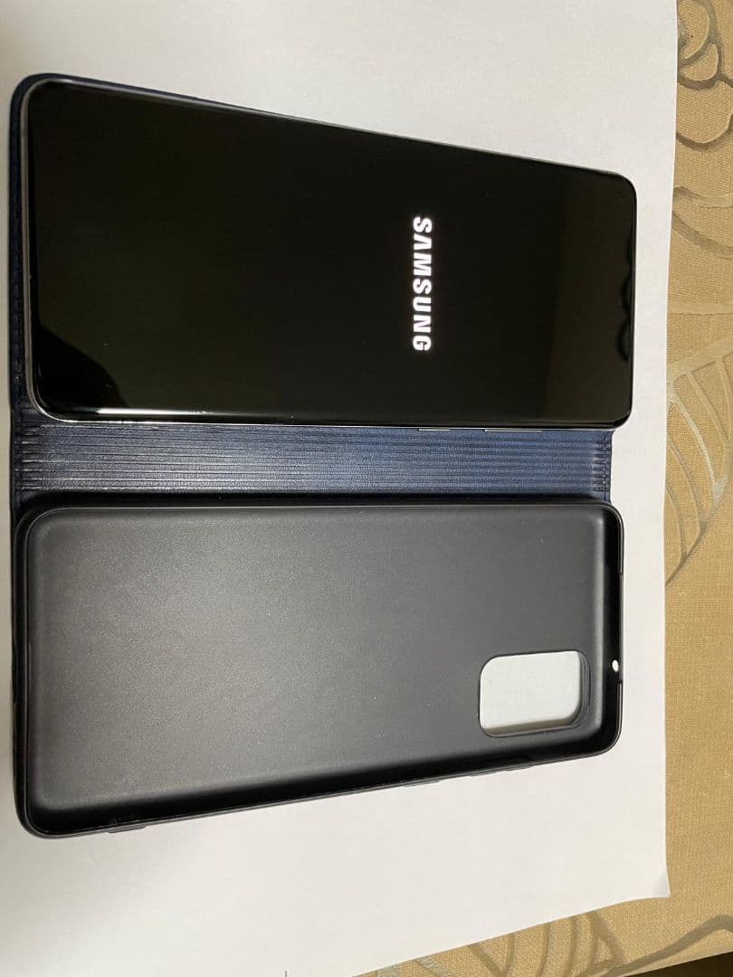 Samsung Galaxy S20 ブラック ケース付き