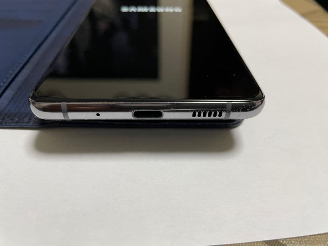 Samsung Galaxy S20 ブラック ケース付き