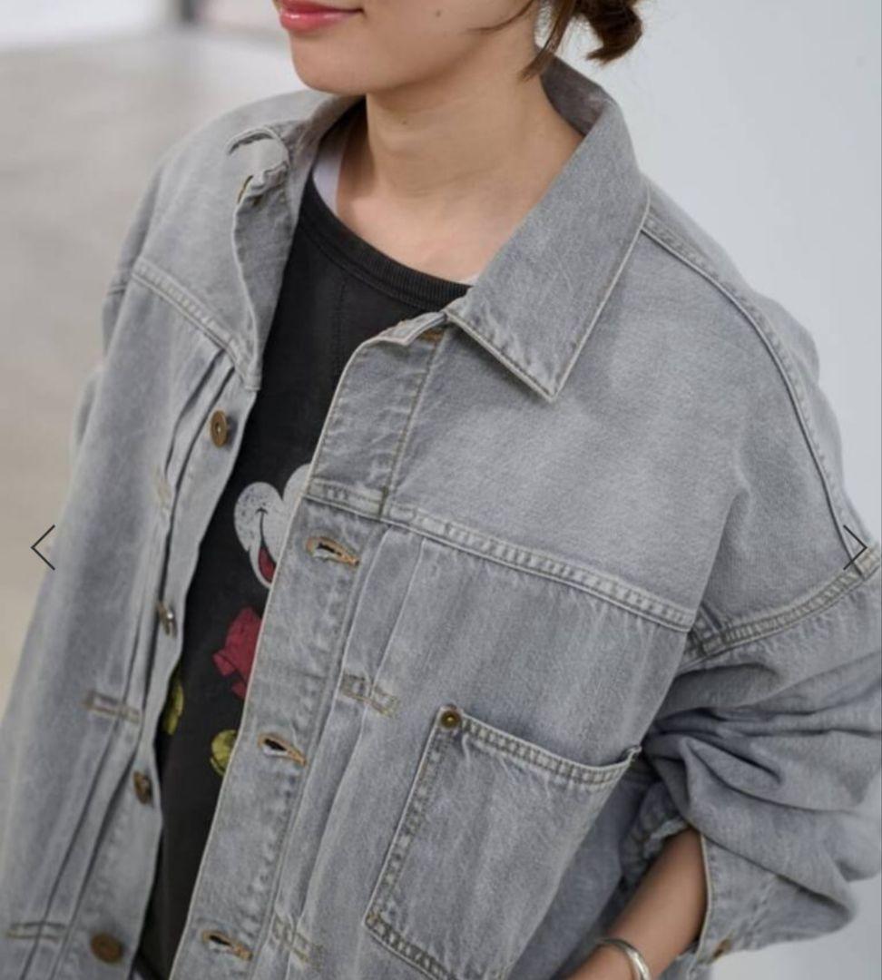 FRAMeWORK エクストララージデニムジャケット　グレーA