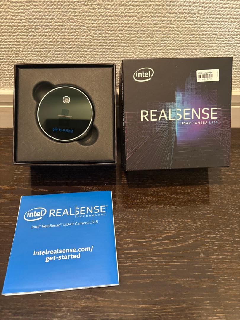 Intel realsense L515 LiDAR カメラ