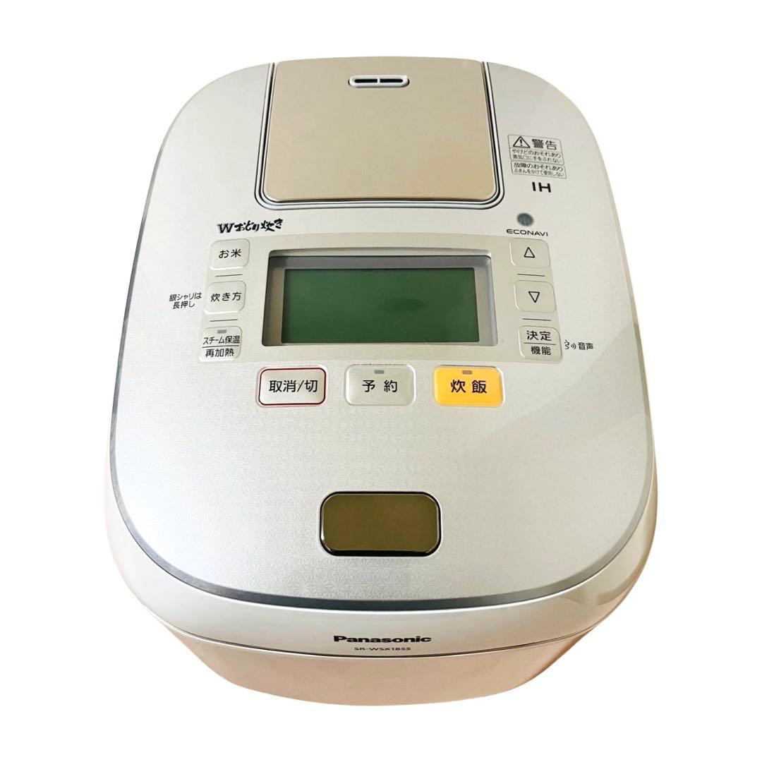 新品未使用 パナソニック Wおどり炊き SR-WSX185S炊飯器 一升10合