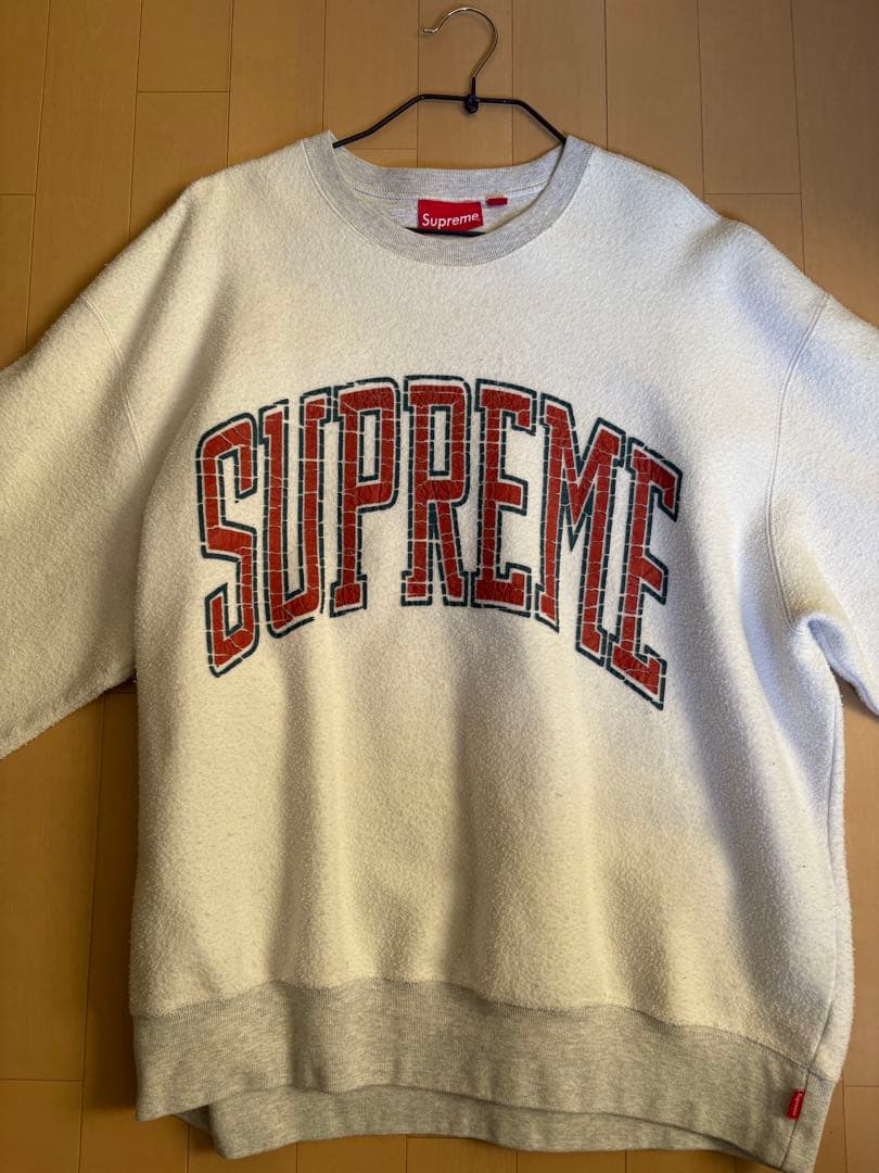 Supreme ホワイト トレーナー L