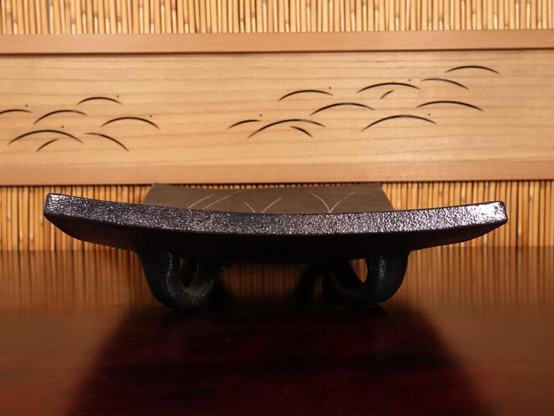 近藤豊（父:人間国宝 近藤悠三）晩年期の代名詞作 粉華俎皿 幅40cm 共箱