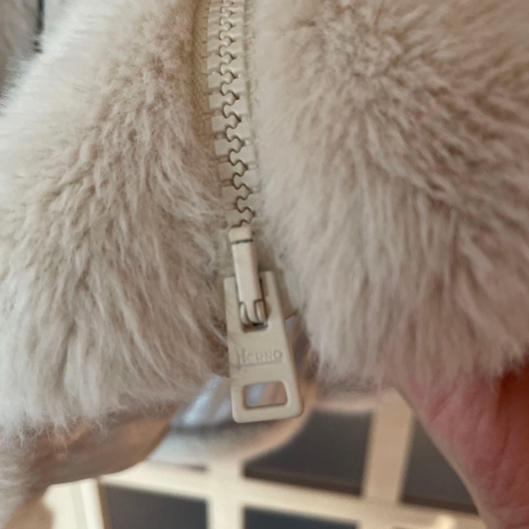 HERNO エコファー　フーデットブルゾン