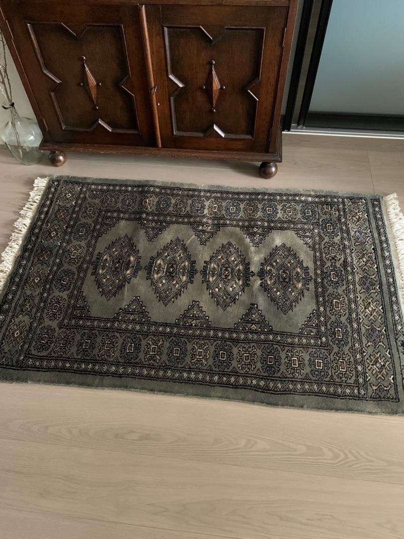 パキスタンラグ 約124cm x 80cm