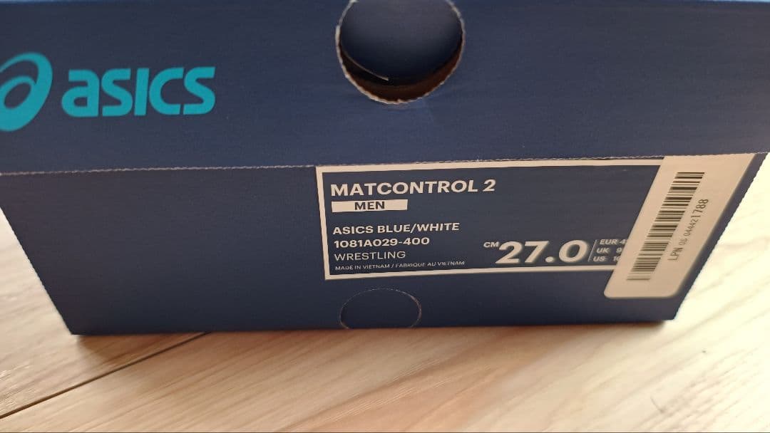 美品★アシックス★レスリングシューズ　MATCONTROL 2 ★サイズ27