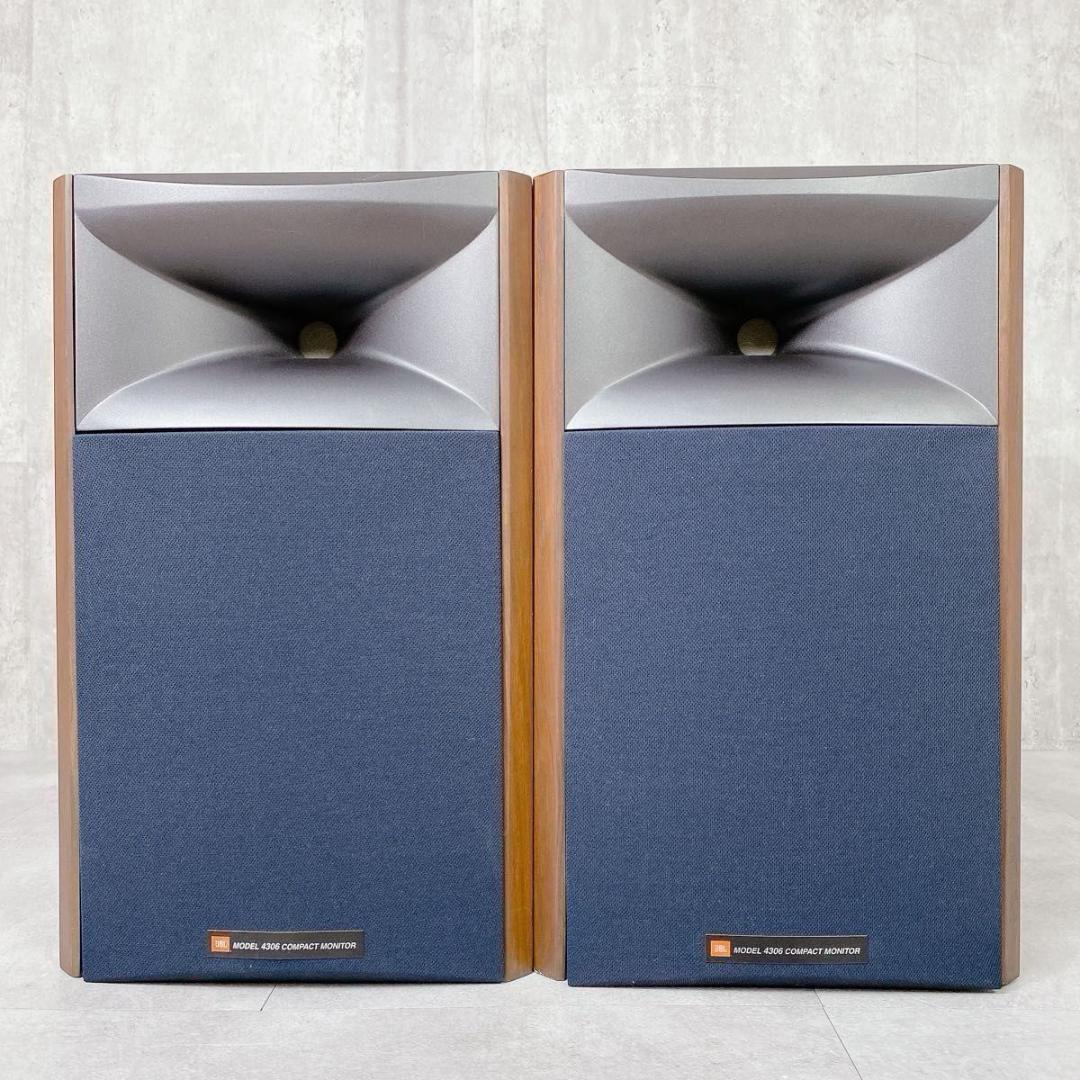 Y902 JBL MODEL 4306 スピーカー 土台付き ペアセット 極上品