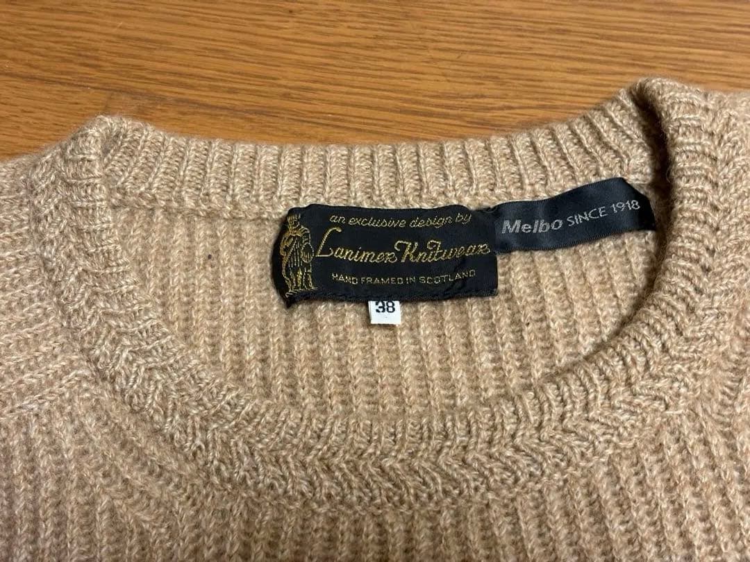 希少100%キャメルヘア◆スコットランド製 セーター