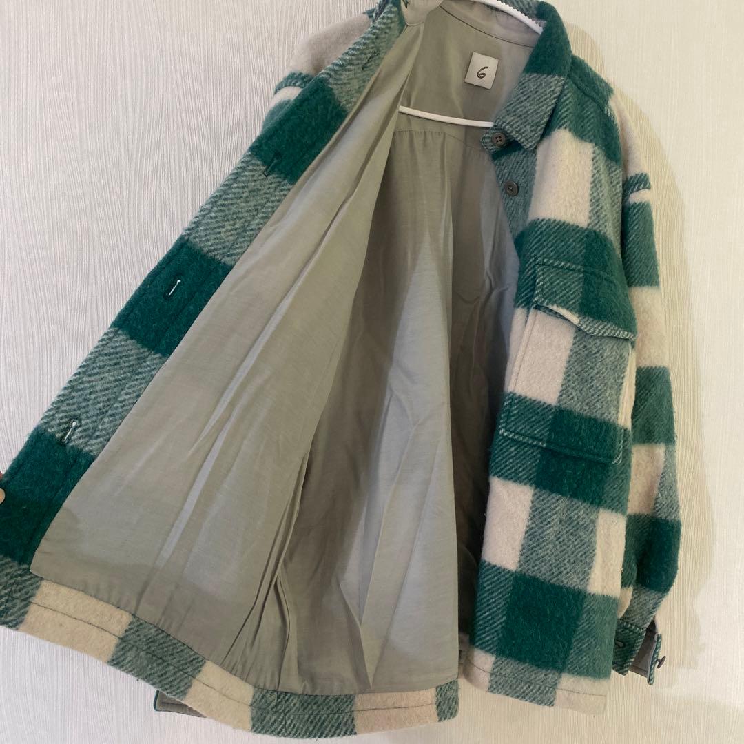 M*。様 6（ROKU） チェックCPOコート