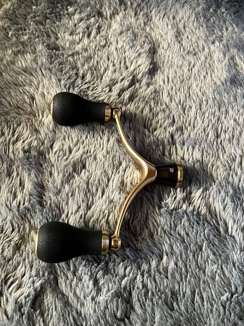 slpworksマシンカットハンドル90mmダブルハンドル　パワーライトノブS