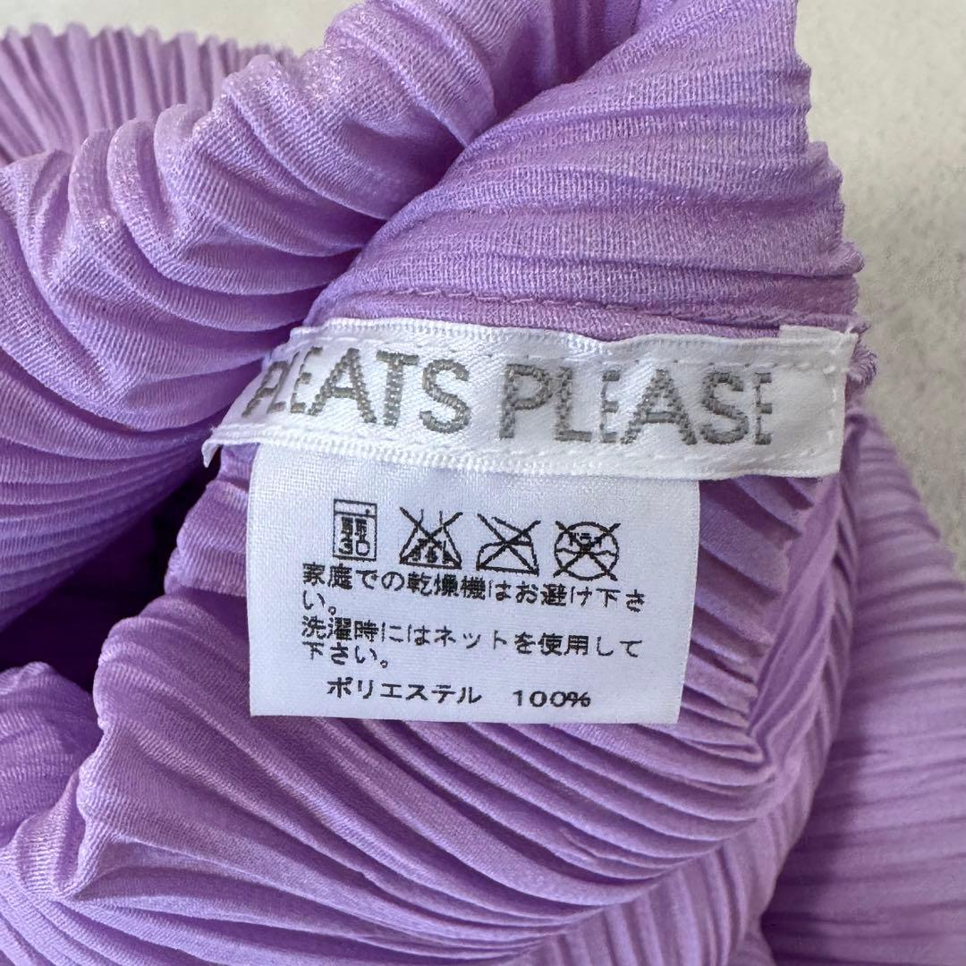 極美品✨PLEATS PLEASE プリーツ　ロングワンピース　マキシ丈　紫色