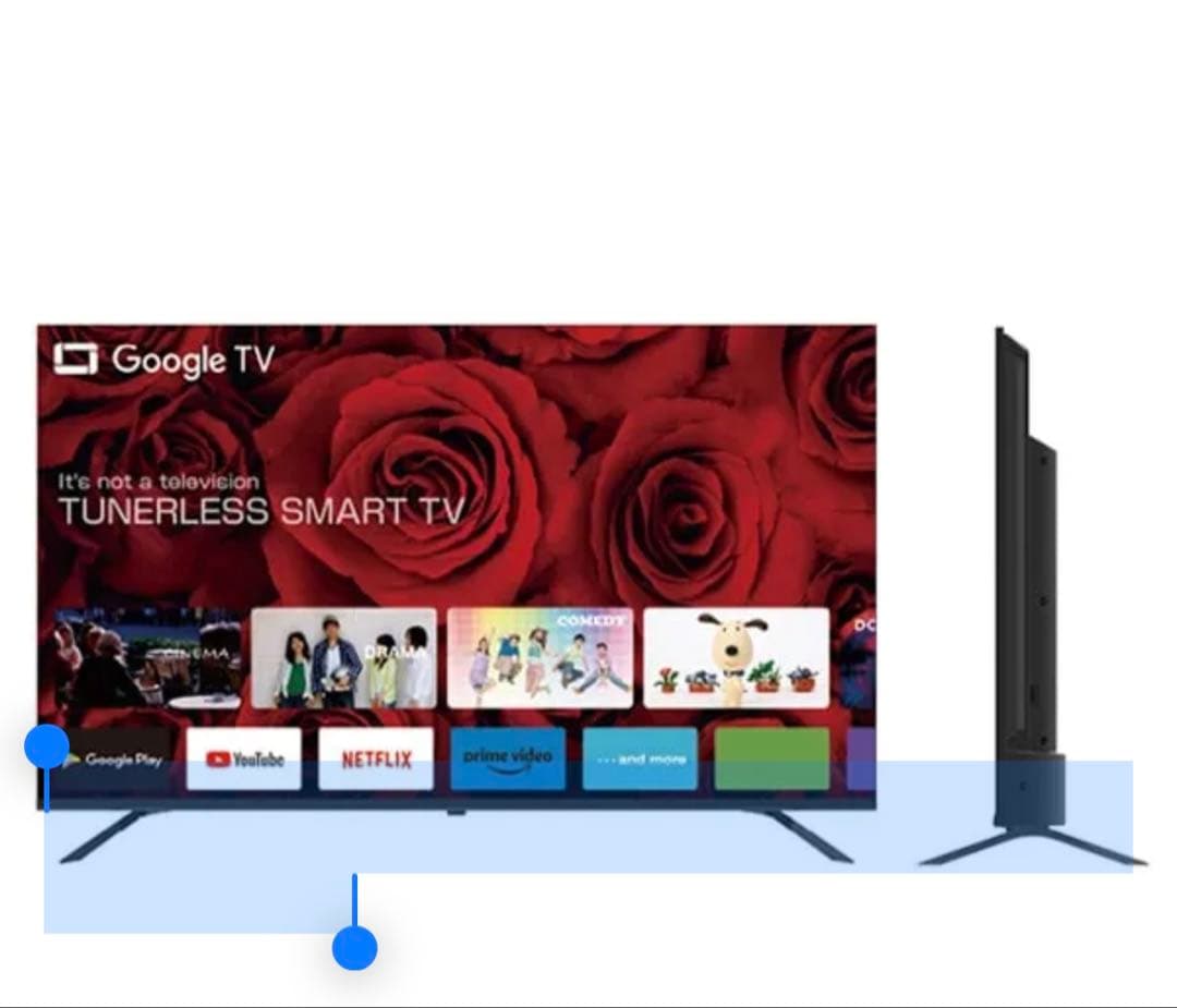 50型 4K対応 液晶テレビ LE-501T4KT-BK 2020年製