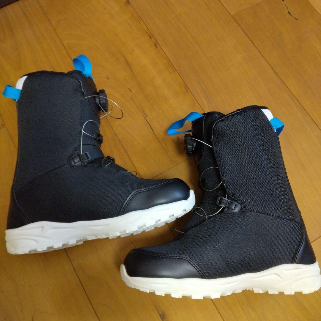 新品　DUB子ども用24cmスノーボードブーツ ブラック/ブルー