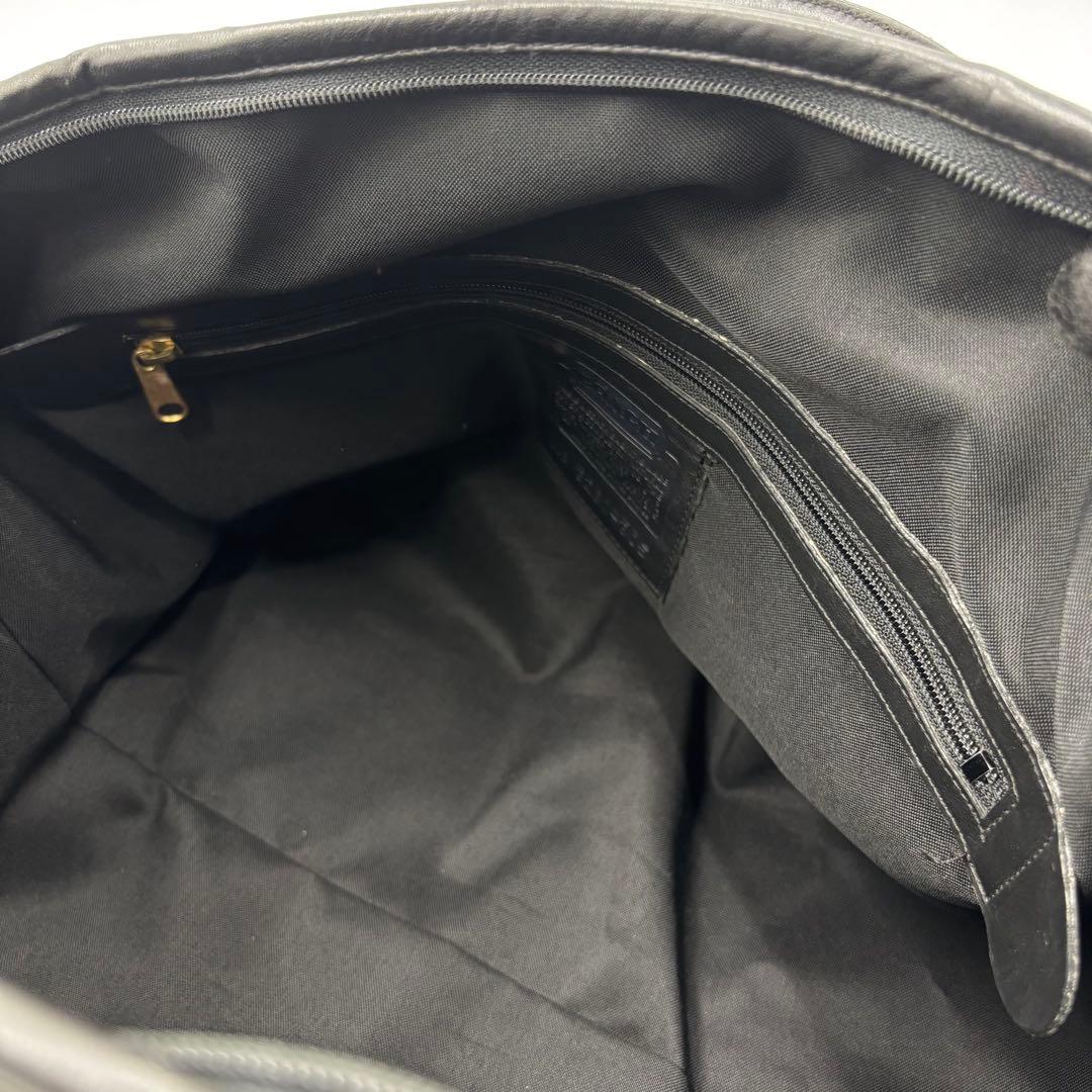 COACH オールドコーチ 305 レザー ボストンバッグ ハンドバッグ 黒