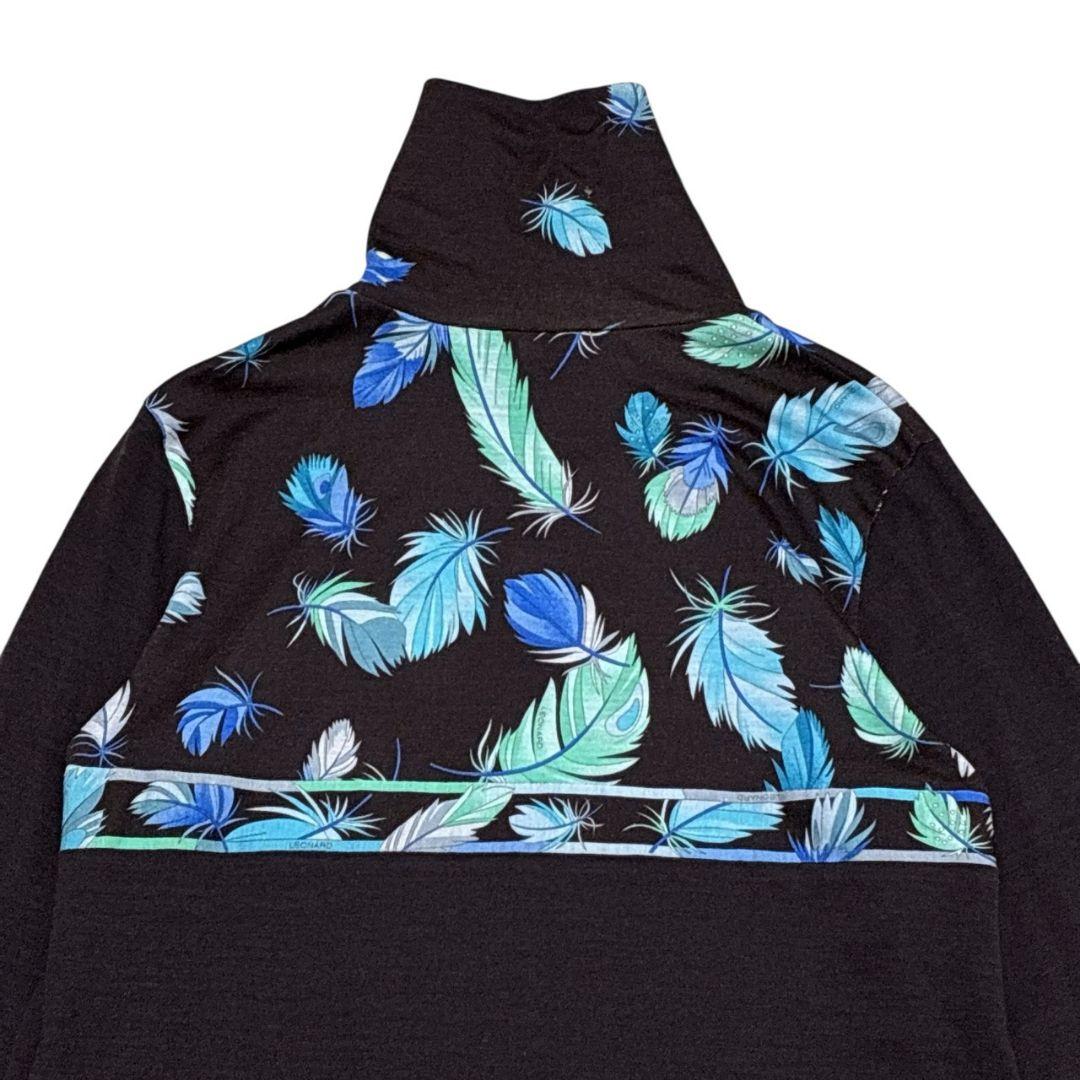 【美品】LEONARD SPORT レオナール チュニック タートル 茶色 40