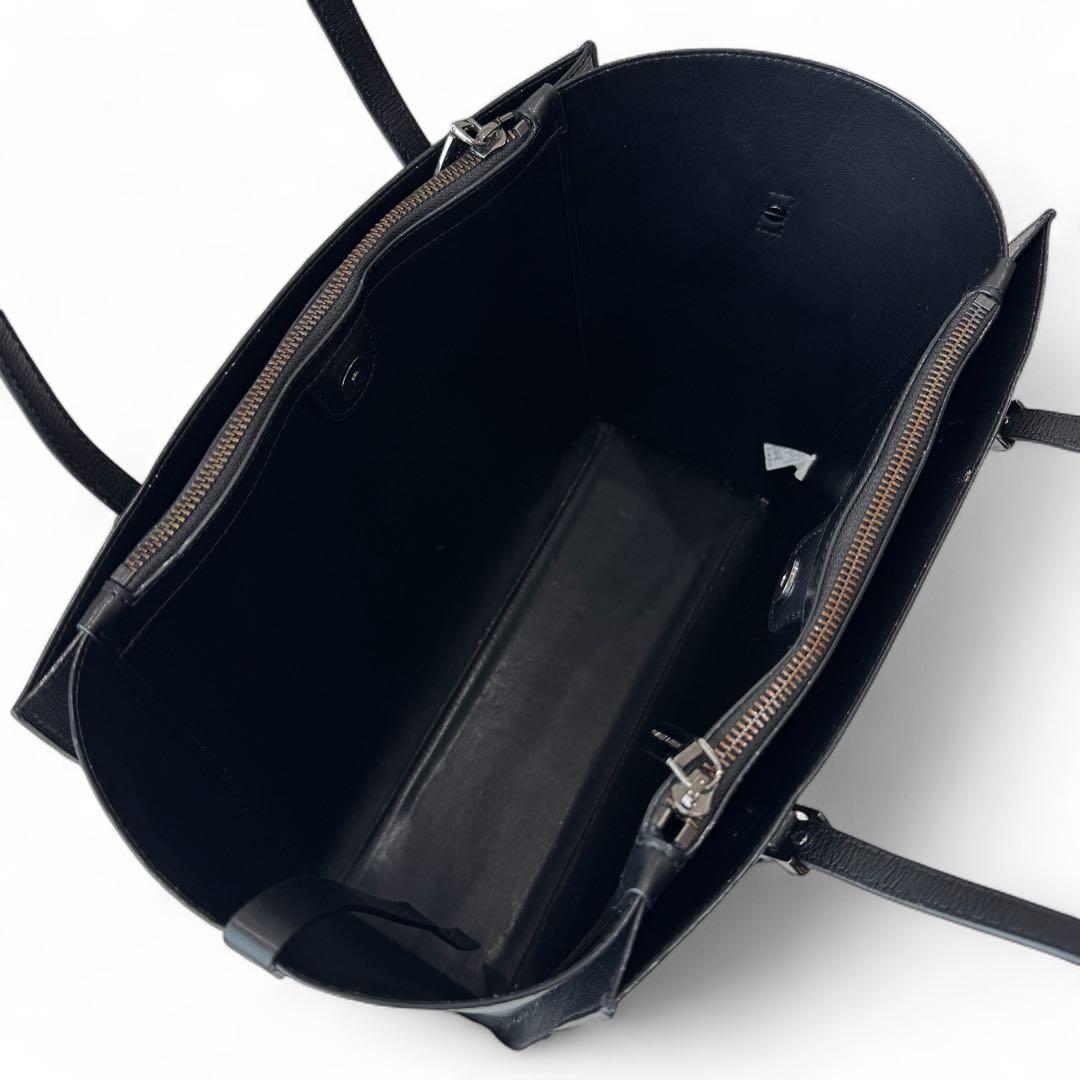 【美品】CHARLES & KEITH✨ブラック ビジネス バッグ トート A4