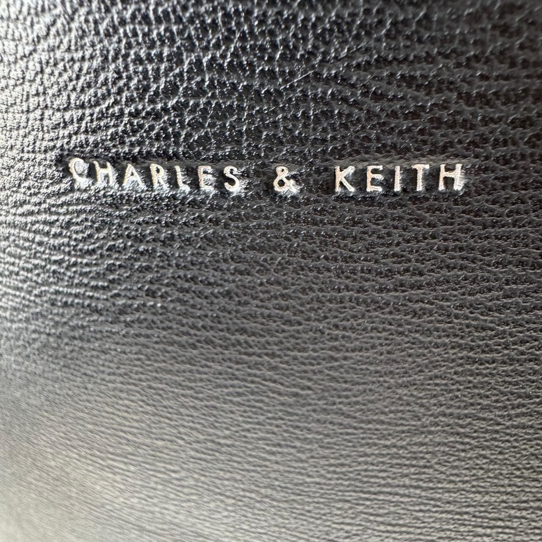 【美品】CHARLES & KEITH✨ブラック ビジネス バッグ トート A4