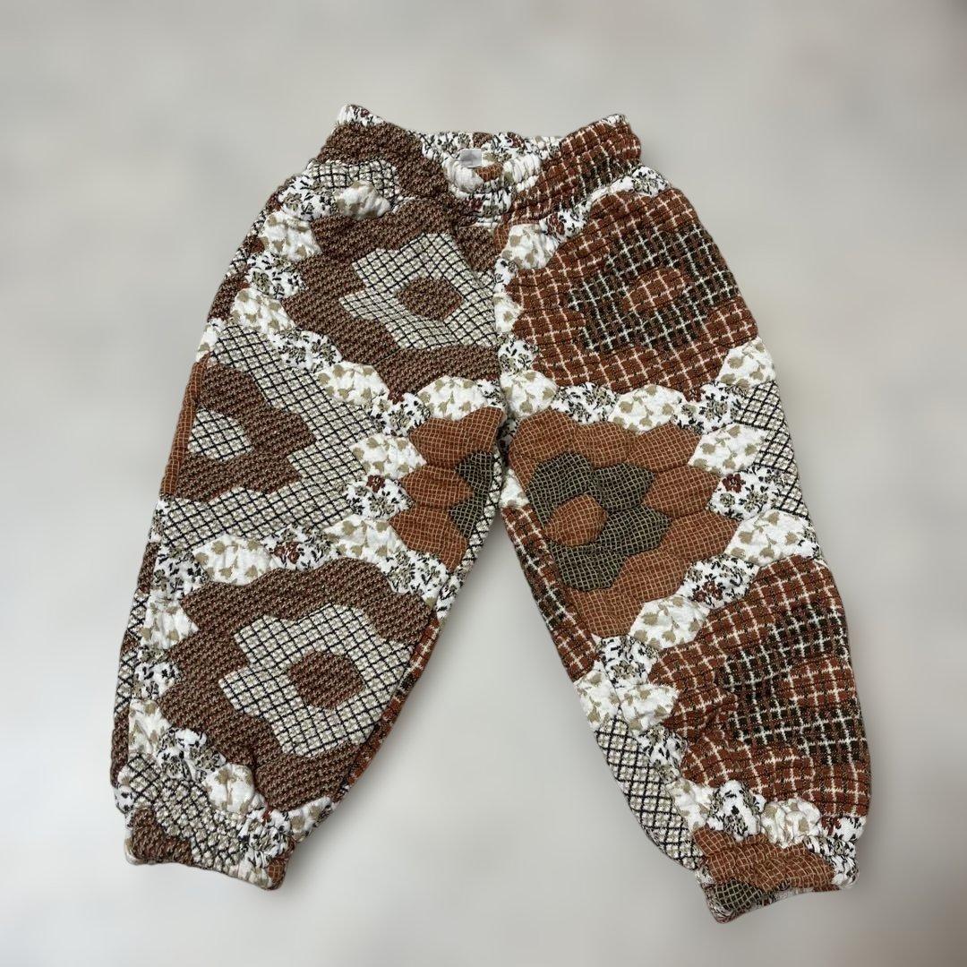 FISH & KIDS パッチワークジャガードパンツ