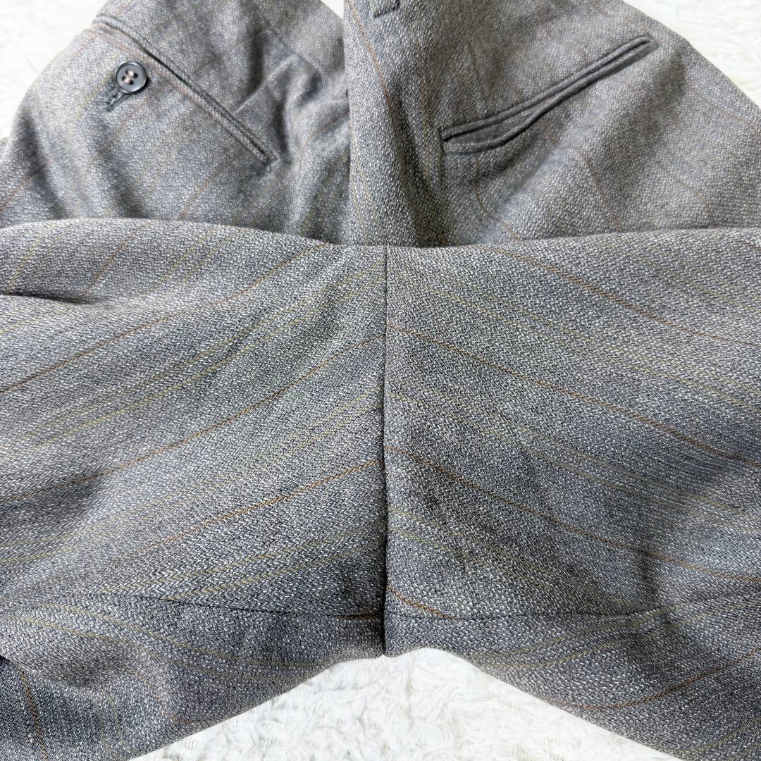 テットオム ダブルスーツ セットアップ 菅田将暉 灰 ストライプ　イタリア製