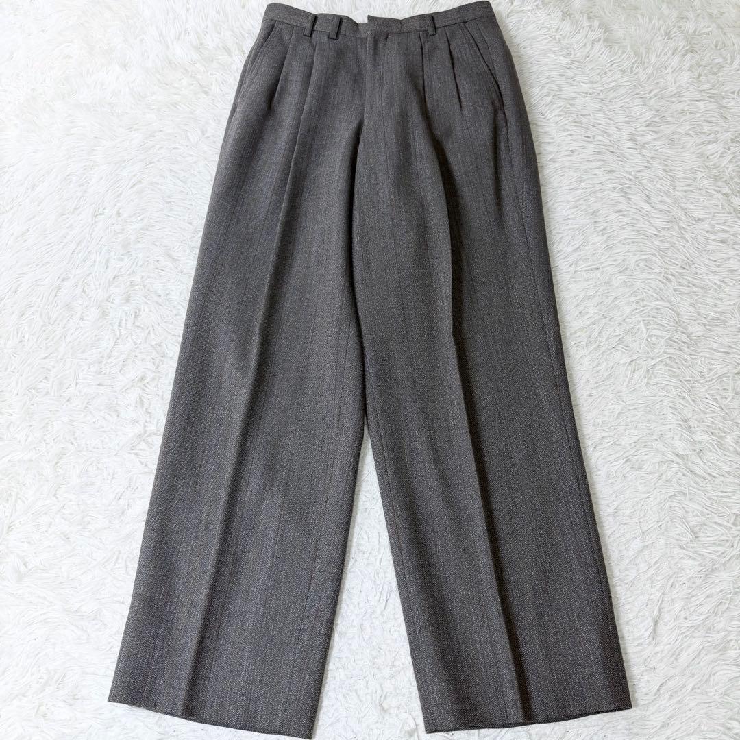 テットオム ダブルスーツ セットアップ 菅田将暉 灰 ストライプ　イタリア製