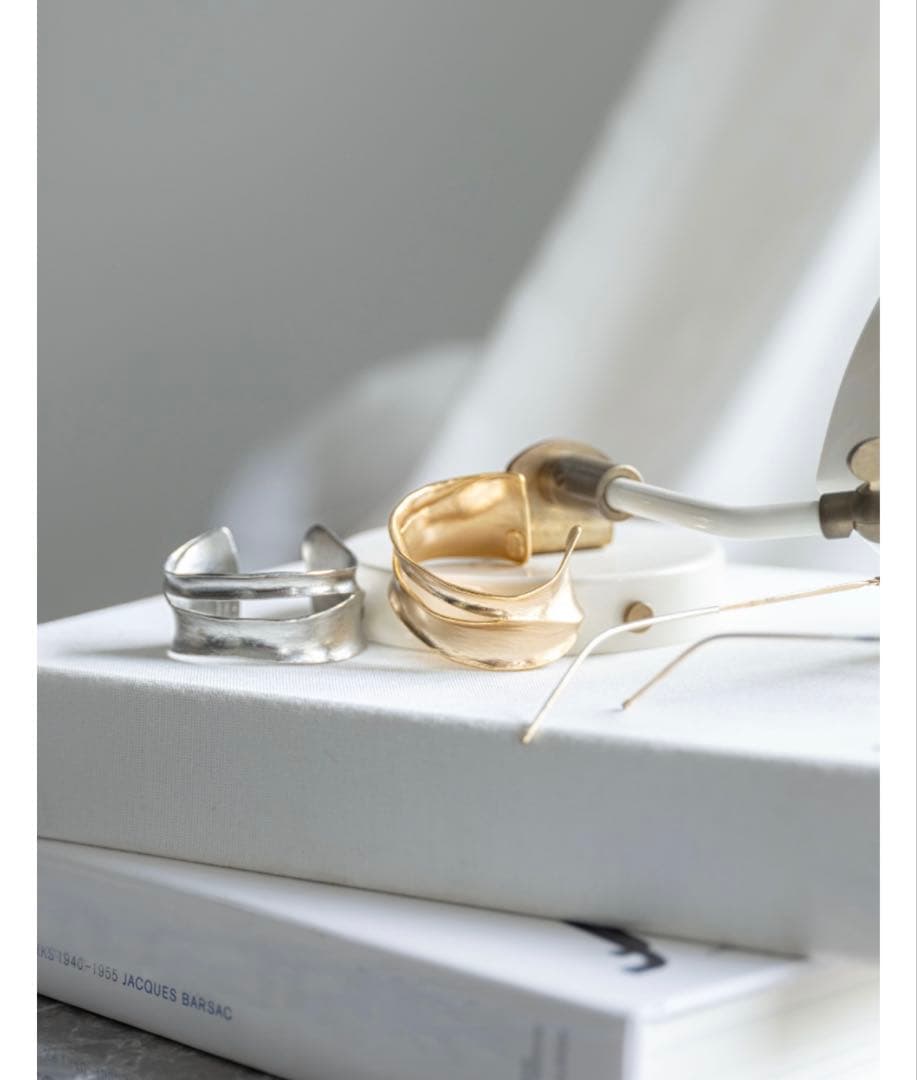 owauno オアーノダブルラインバングルシルバー